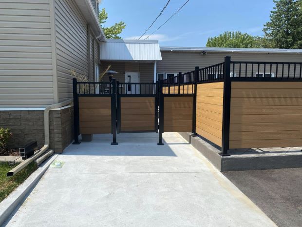 Clôture composite Trois-Rivières Shawinigan